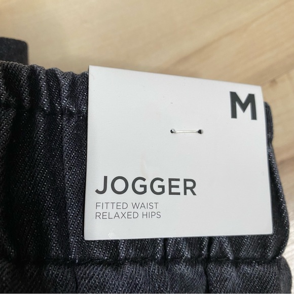 Forever 21 Black Denim Jogger NWT - Picture 7 of 7